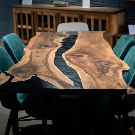 Epoxy Table, Custom Dining Table, Dining Room Table